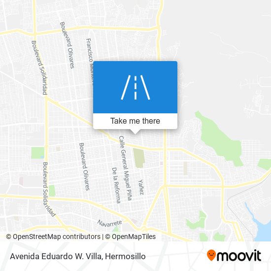 Avenida Eduardo W. Villa map