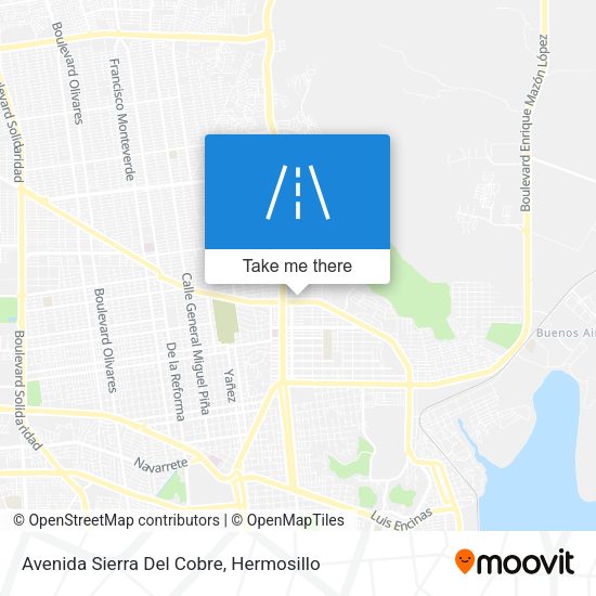 Mapa de Avenida Sierra Del Cobre