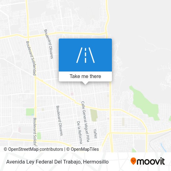 Mapa de Avenida Ley Federal Del Trabajo