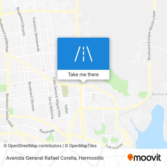 Mapa de Avenida General Rafael Corella