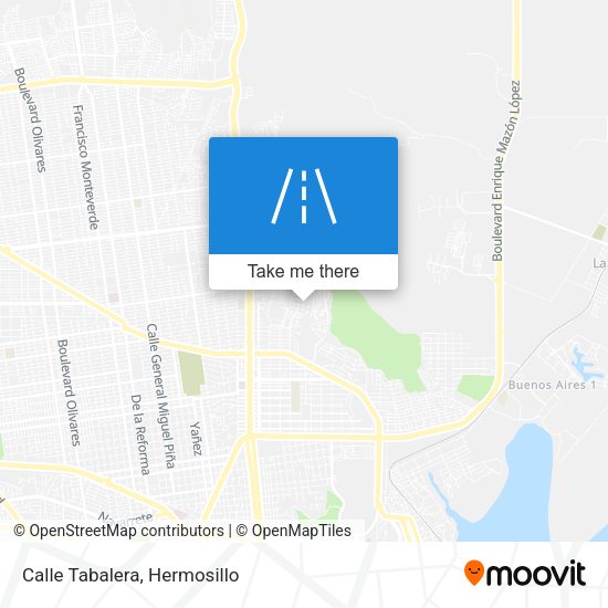 Mapa de Calle Tabalera