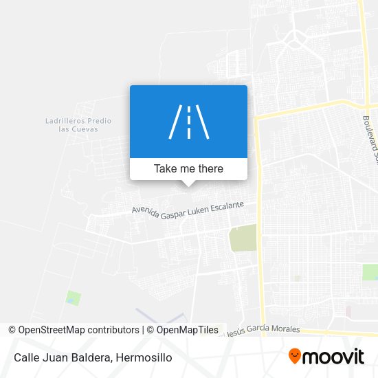 Calle Juan Baldera map