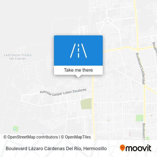 Boulevard Lázaro Cárdenas Del Río map