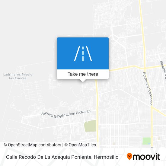 Calle Recodo De La Acequia Poniente map