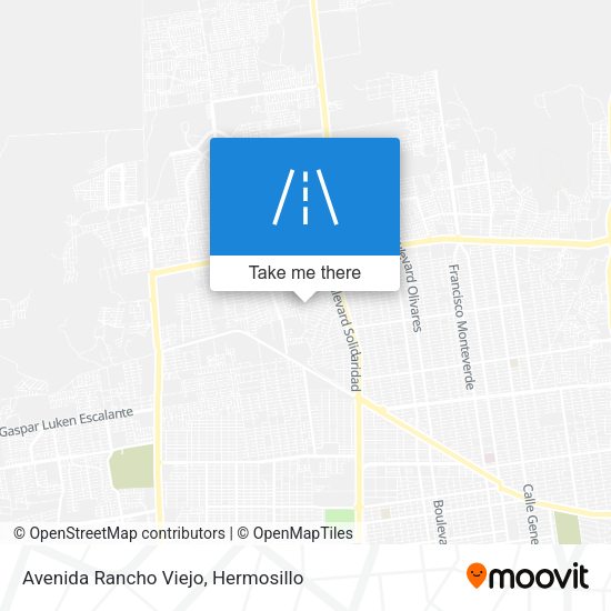 Avenida Rancho Viejo map