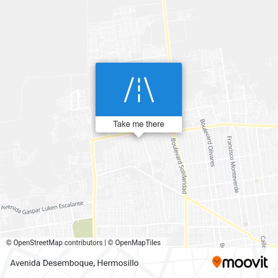 Avenida Desemboque map