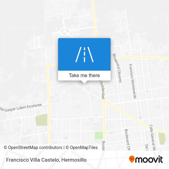 Francisco Villa Castelo map