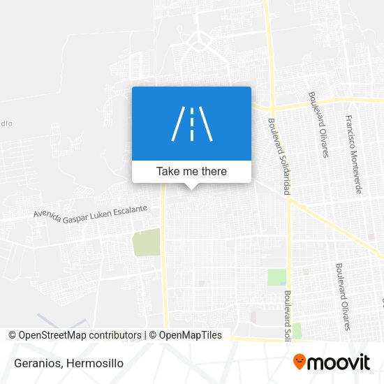Mapa de Geranios