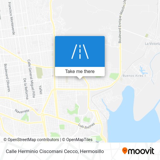 Calle Herminio Ciscomani Cecco map