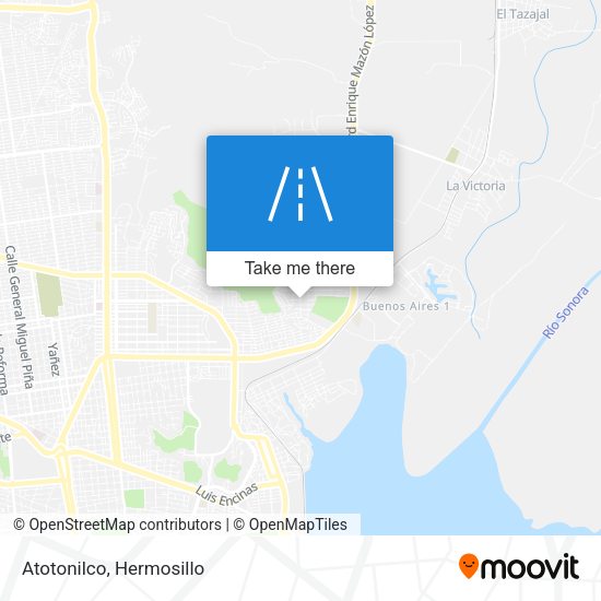 Mapa de Atotonilco
