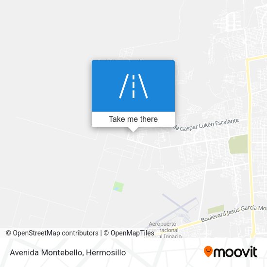 Avenida Montebello map