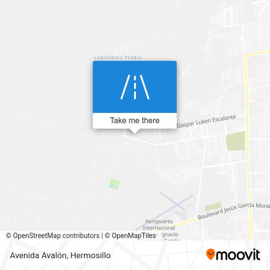 Avenida Avalón map