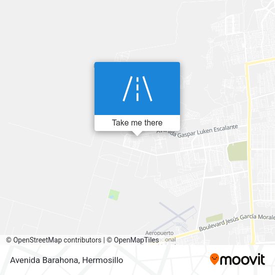 Mapa de Avenida Barahona