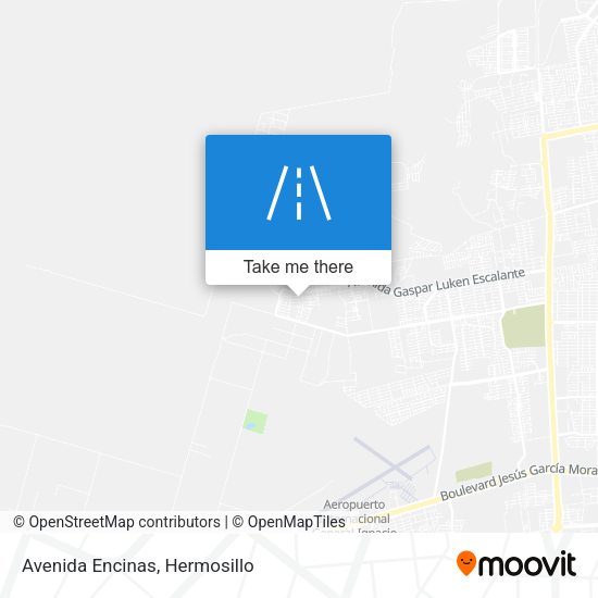 Mapa de Avenida Encinas