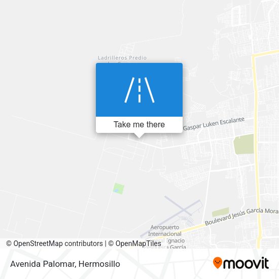 Mapa de Avenida Palomar