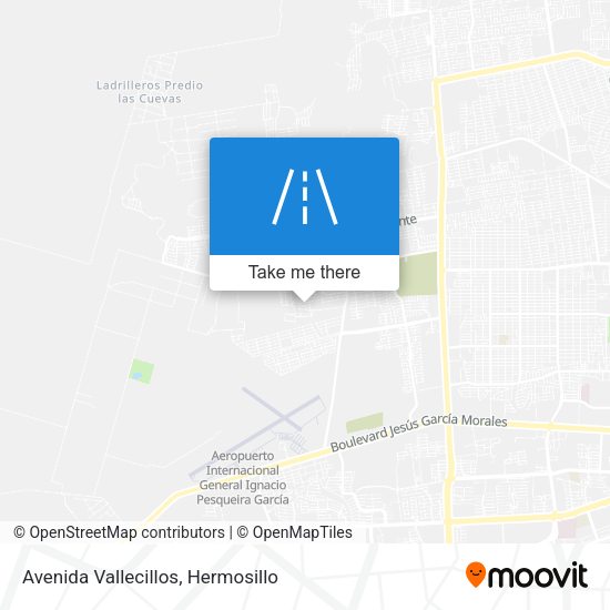Avenida Vallecillos map