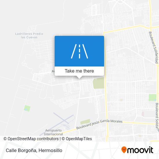 Calle Borgoña map