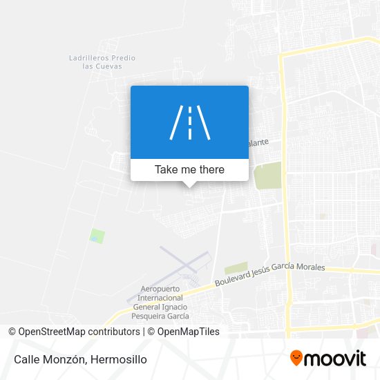 Mapa de Calle Monzón
