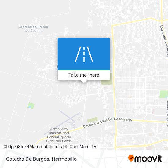 Mapa de Catedra De Burgos