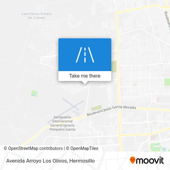 Avenida Arroyo Los Olivos map
