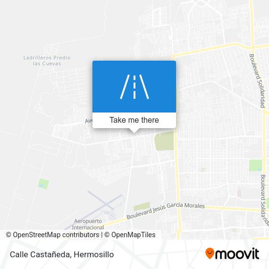 Mapa de Calle Castañeda