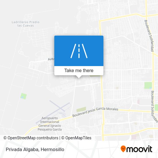 Mapa de Privada Algaba