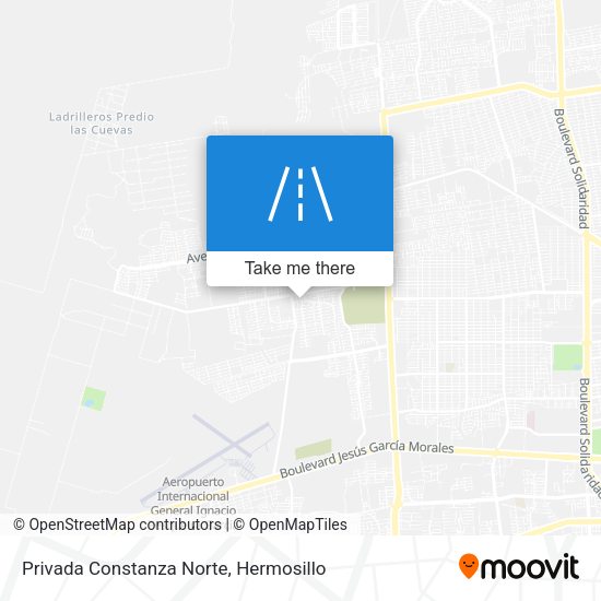 Mapa de Privada Constanza Norte