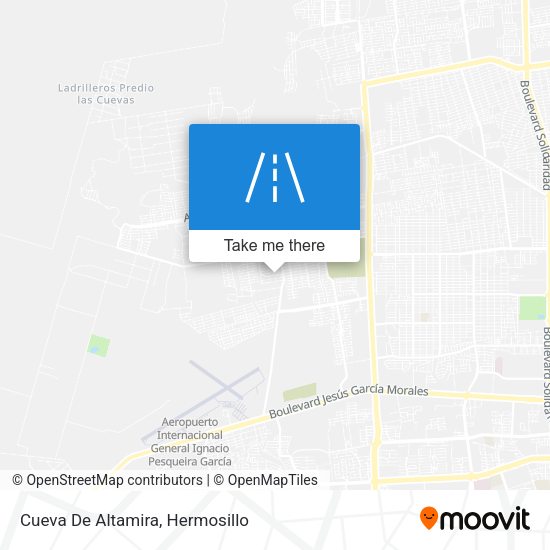 Mapa de Cueva De Altamira