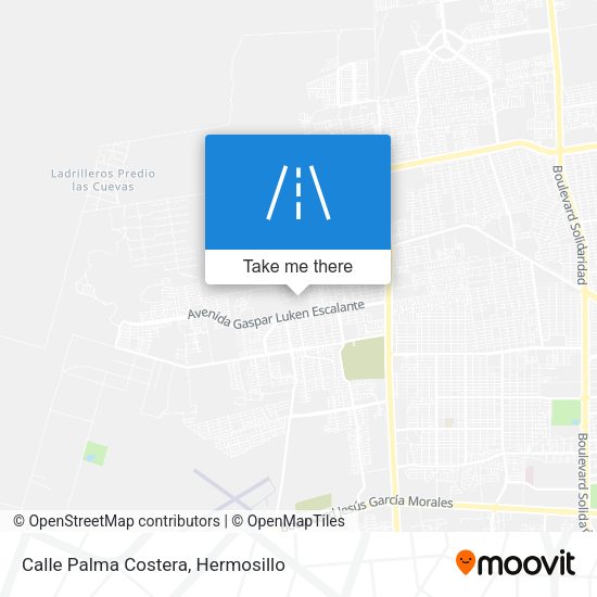 Calle Palma Costera map