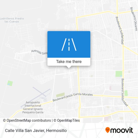 Calle Villa San Javier map