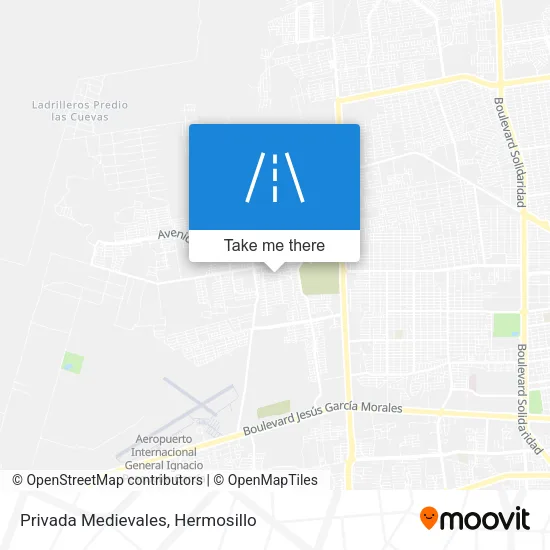 Privada Medievales map