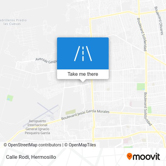 Mapa de Calle Rodi