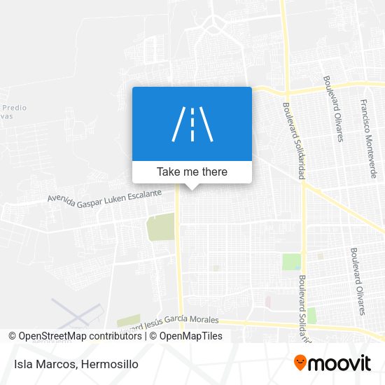 Mapa de Isla Marcos