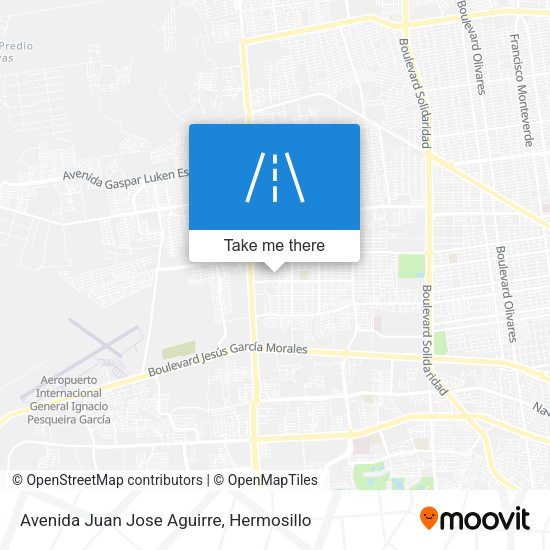 Avenida Juan Jose Aguirre map