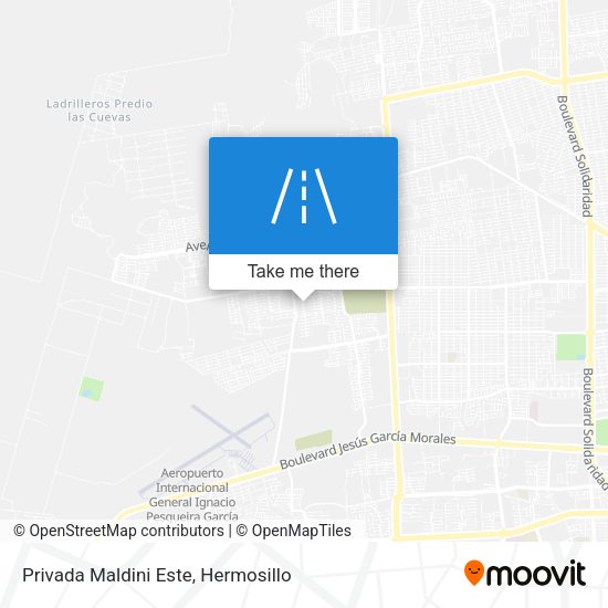 Privada Maldini Este map