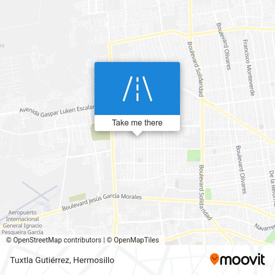 Tuxtla Gutiérrez map