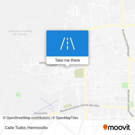 Mapa de Calle Tudor