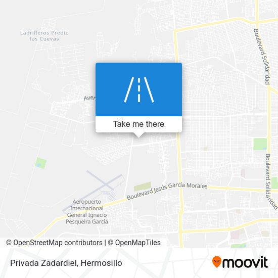 Privada Zadardiel map