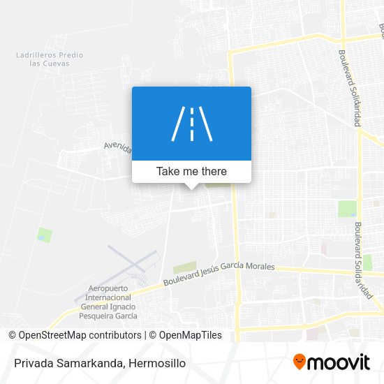 Privada Samarkanda map