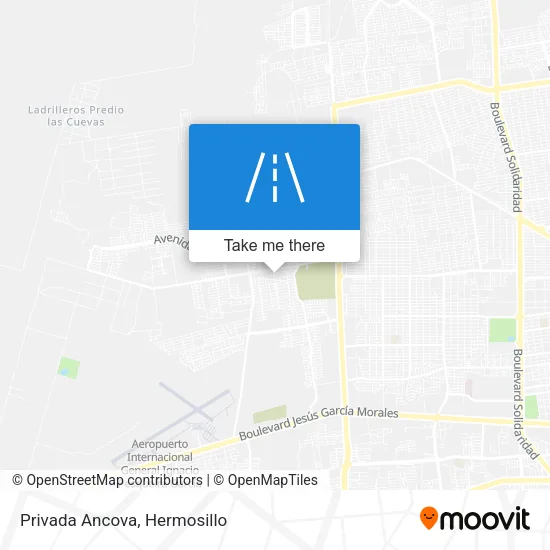 Privada Ancova map