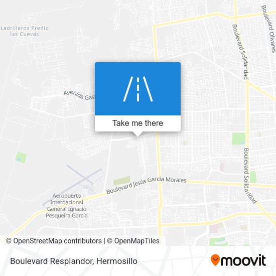 Boulevard Resplandor map