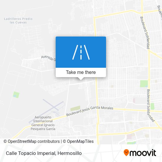 Mapa de Calle Topacio Imperial
