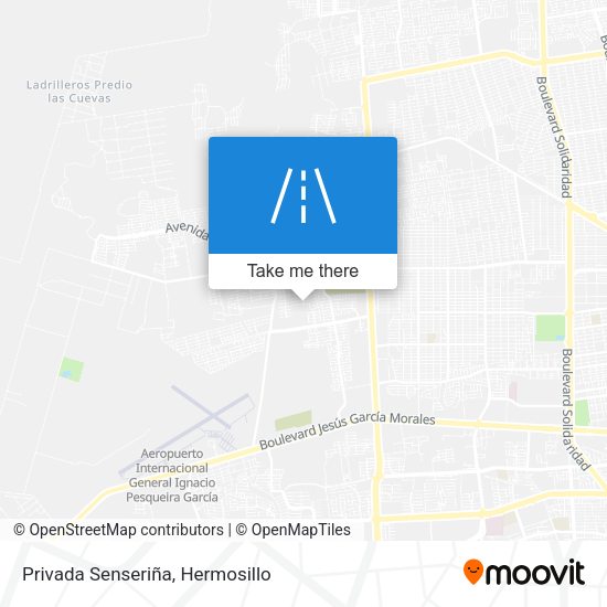 Mapa de Privada Senseriña