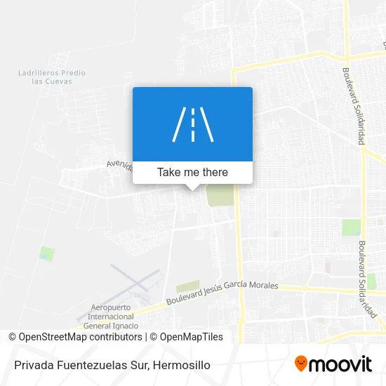 Privada Fuentezuelas Sur map