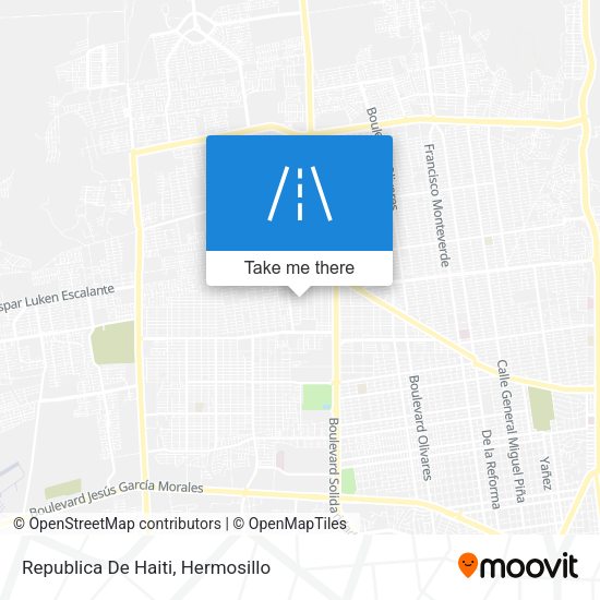 Republica De Haiti map