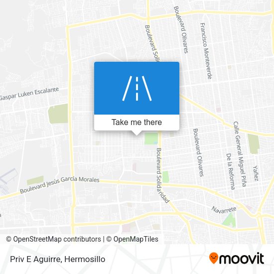 Mapa de Priv E Aguirre