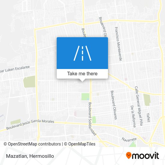 Mapa de Mazatlan