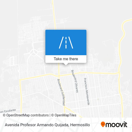 Avenida Profesor Armando Quijada map