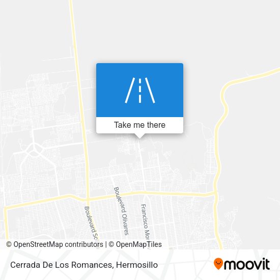 Mapa de Cerrada De Los Romances