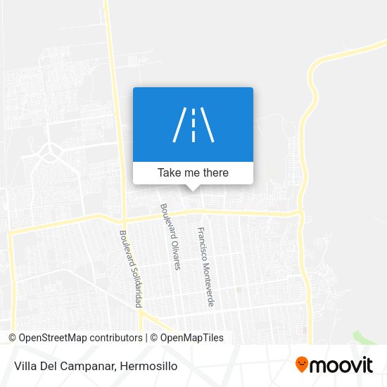 Villa Del Campanar map